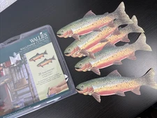 Wallies Trout Wallpaper Cutouts NEW Set of 25 Pre-Pasted 12127