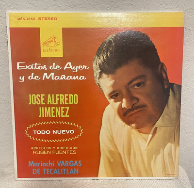 Jose Alfredo Jimenez Exitos de Ayer y de Manana LP Tex- Mariachi. Free shipping