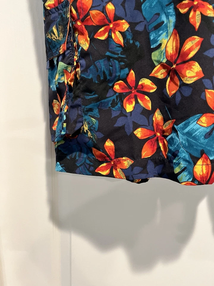 Island Shores Para Hombres L Bañador Playa Tabla de Surf Pantalones Cortos Piscina Hawaiano Floral Foto 4 de 4