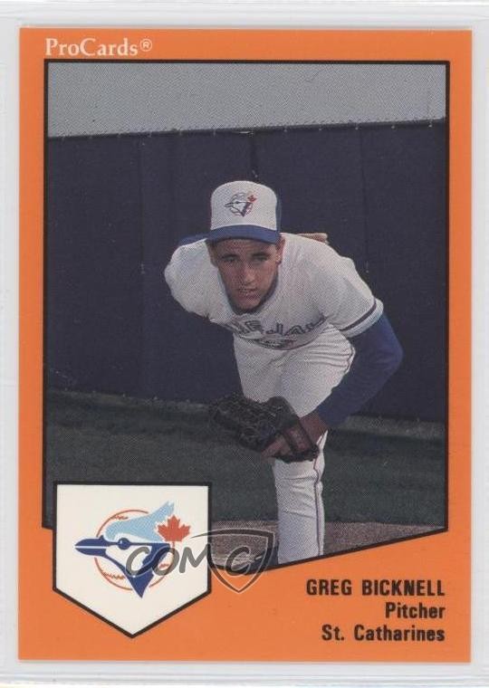 1989 ProCards Minor League Team Sets Greg Bicknell #2090 0f4