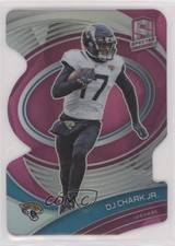 2021 Panini Spectra Neon Pink Prizm Die-Cut 5/20 DJ Chark Jr #45 0s9t