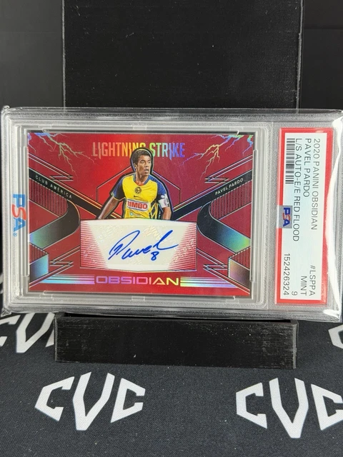 2020 Obsidian Pavel Pardo Lighting Strike Red Flood /44 Auto