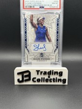 2024 Topps Royalty Sloane Stephens Pursuit of Greatness Blue Auto /25 PSA 8