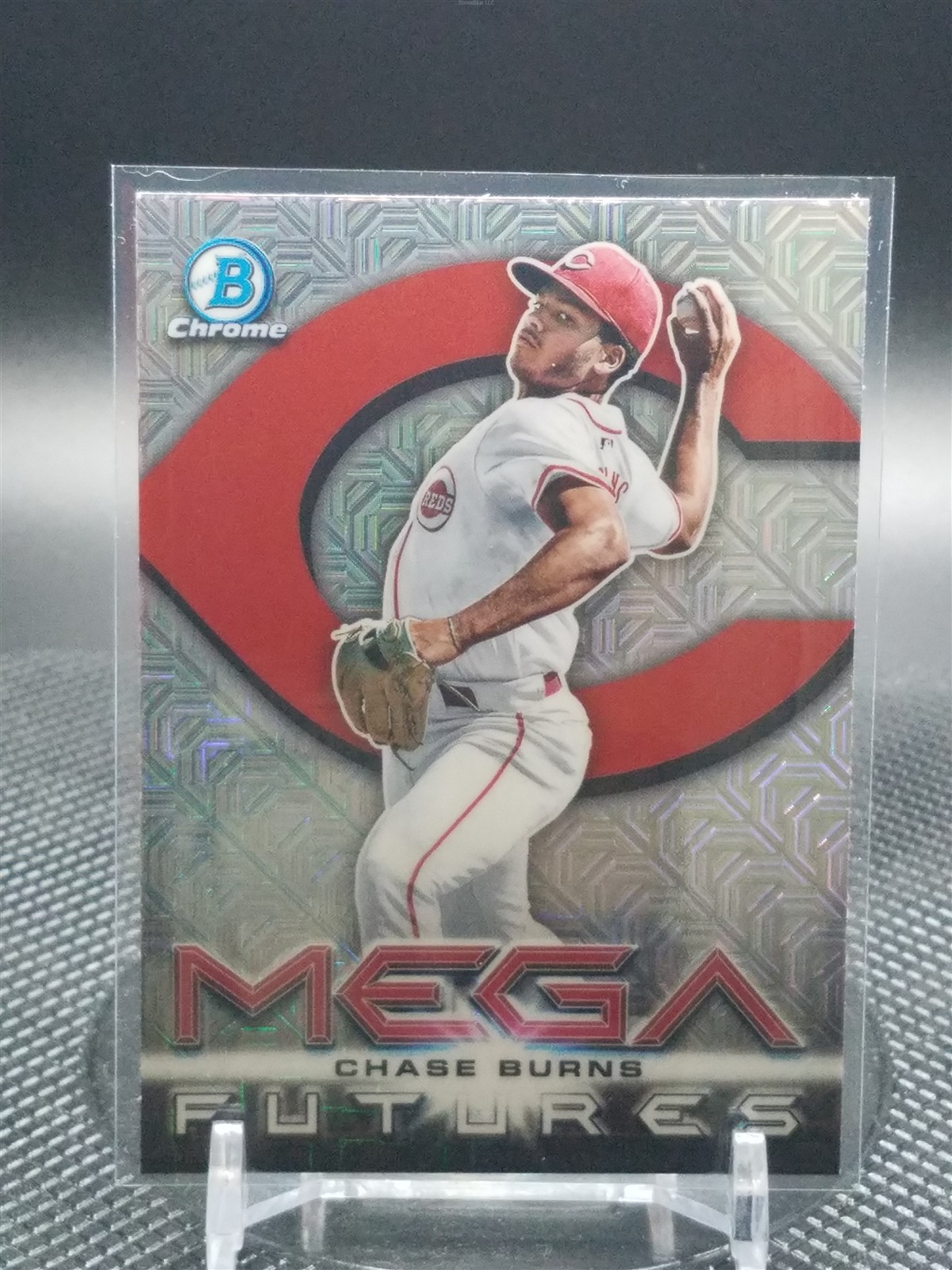 2025 Bowman Chase Burns Mega Futures Reds SP