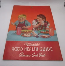 1952 RAWLEIGH'S Good Health Guide Almanac Cook Book