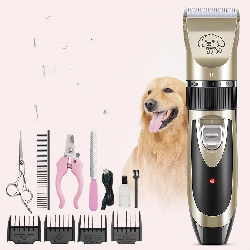 Professional Pet Hair Clipper Dog Cat Grooming Shaver Electric Trimmer