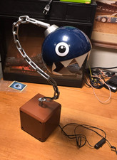 Rare Super Mario Brothers Bros Chain Chomp Lamp Light Game Room Collectible Nice