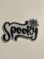 Halloween Spooky Embroidered Patch New
