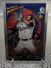 2024 Bowman Dylan Crews Power-Up Refractor #PP-10  Washington Nationals