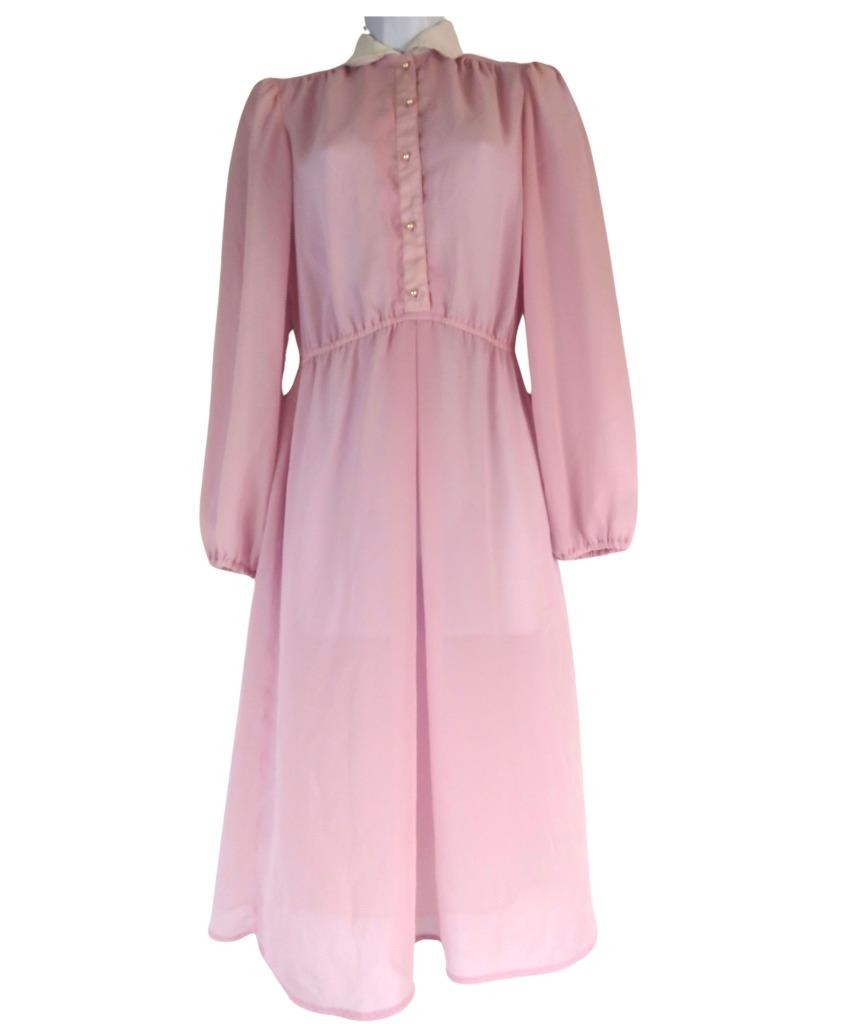 knee length dresses for ladies Pinkblush Light Pink Front Tie Ruffle Sleeve Maternity Midi Dress XL main image 1