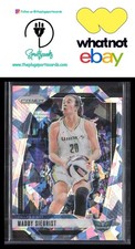 2024 Panini Prizm WNBA #94 Maddy Siegrist Ice Prizms Dallas Wings