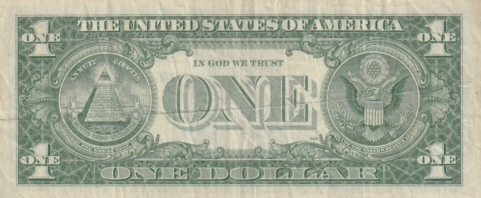 USA 1957 $1.00 Priest/Anderson Silver Certificate - Image 2 of 2