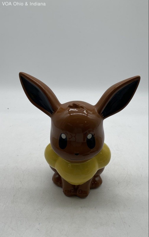 Pokemon Eevee Ceramic Coin Bank 2017 Nintendo FAB NY Licensed Money Box