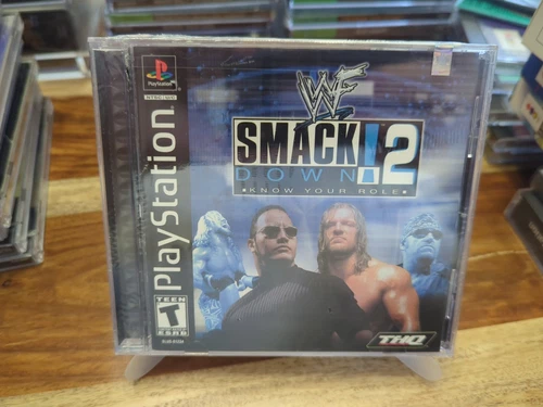 WWF SmackDown 2: Know Your Role (PlayStation 1, 2000) Rare New Sealed Video Game