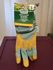 Expert Gardener Adult Women's Green/Tan Utility Gloves Gardening Tool Use Sz S