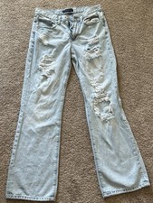 Aeropostale Womens Size 4 Light Blue Washed H...