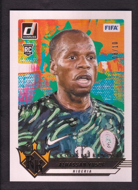 2024-25 ALHASSAN YUSUF 08/10 PANINI DONRUSS FIFA ROOKIE RC KINGS