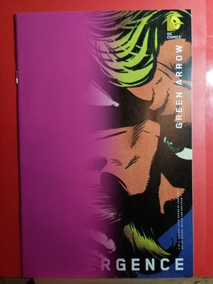 2015 DC Comics Convergence Green Arrow Issue 2 Chip Kidd Cover B Variant