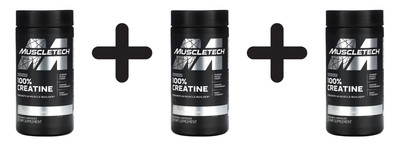 3 x MuscleTech Platinum 100% Creatine - 100 vcaps (108,25 EUR/kg)
