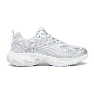 PUMA Morphic Lace Up  Mens Silver Sneakers Casual Shoes 39272405