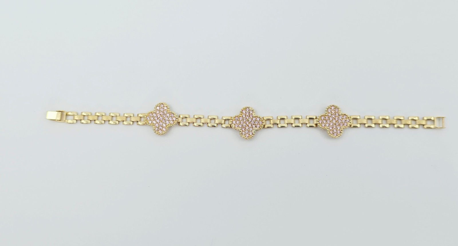 Unique 10K Solid Yellow Gold Four Leaf Clover Rol… - image 11