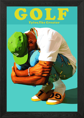 Tyler, The Creator - Golf Gerahmtes Wandbild Poster Leinwanddruck Bild