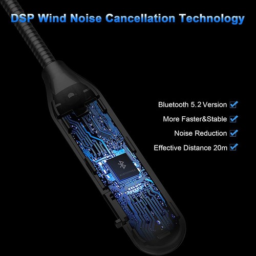 Motorrad Bluetooth 5.2 Kopfhörer Outdoor Helm Ohrhörer Bluetooth Stereo... - Bild 4 von 7