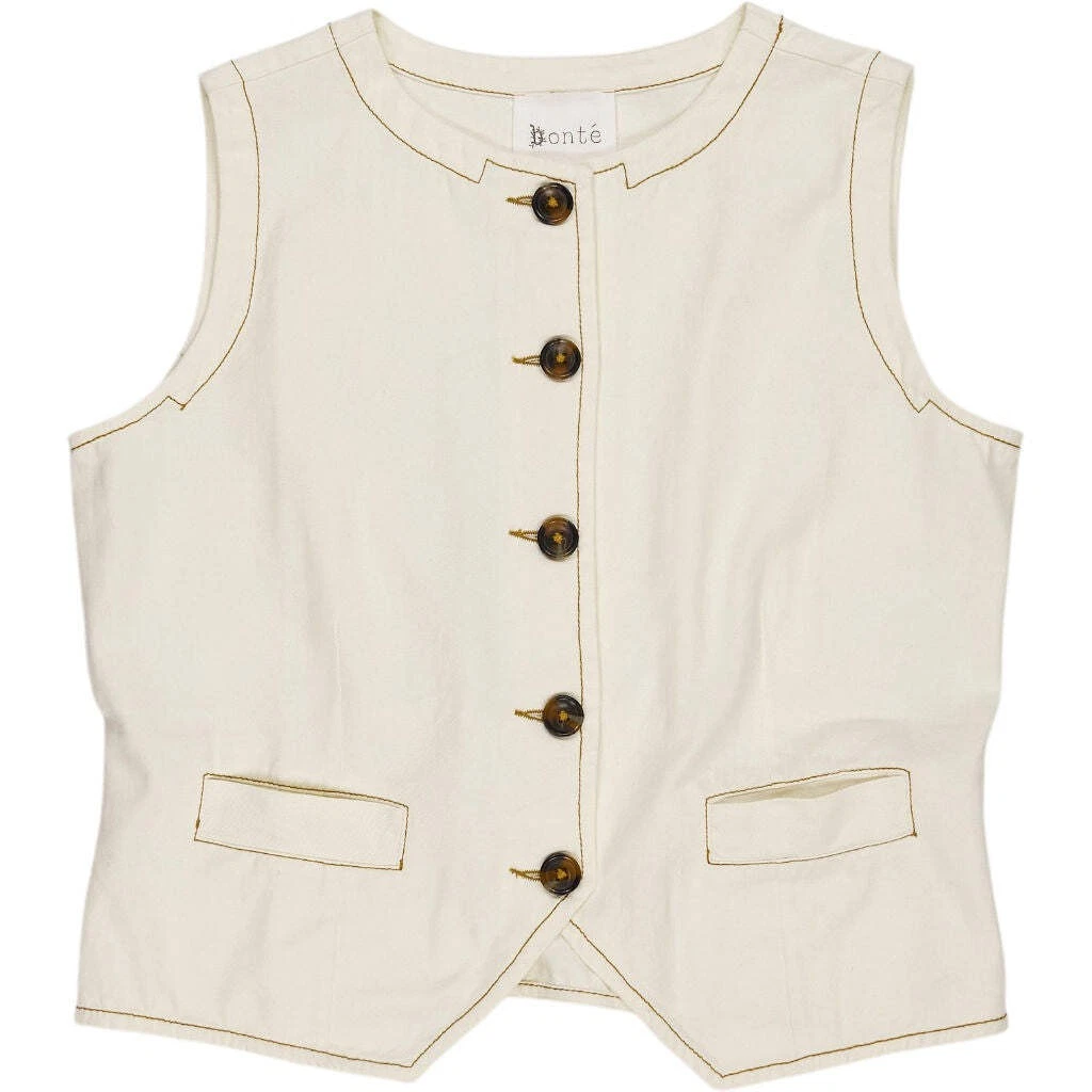 Bonte Denim Ecru Birgit Top
Opens in a new window or tab