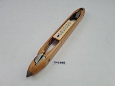 Thermometer in Weberschiffchen eingebaut Holz PLS01  #246495