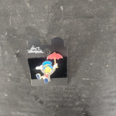 Disney Jiminy Cricket Floating Both Shoes Up Left Hand Red Umbrella Ft1