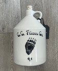 C.C. Filson Half Gallon Stoneware Bearpaw Jug 20205517 MADE IN USA Natural 64 OZ