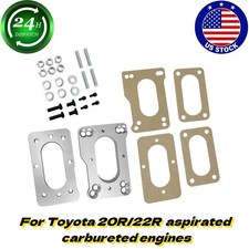 Aluminum For Toyota 20r22r Weber 3236 Dgev 3838 Dges Carburetor Adapter Kit Aluminum For Toyota 20r22r Weber 3236 Dgev 3838 Dges Carburetor Adapter Kit