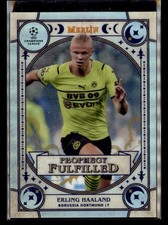 2021-22 Merlin UEFA Champions League #PF-8 Erling Haaland Prophecy Fulfilled