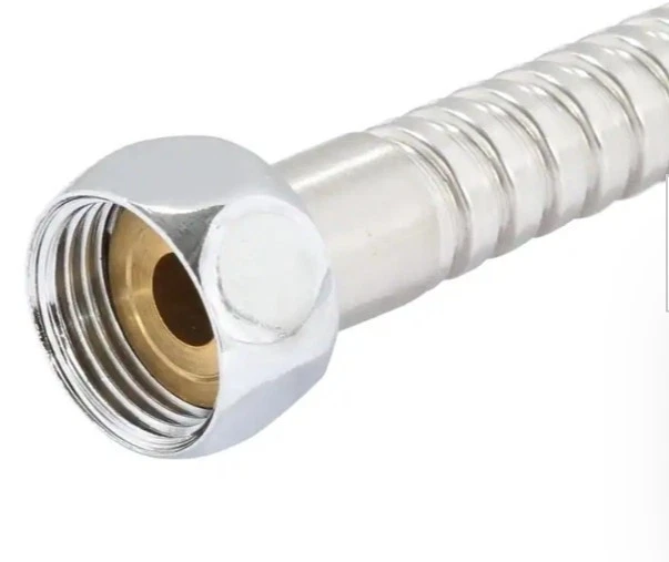 Manguera de ducha de repuesto de acero inoxidable Glacier Bay 86" cromada 1000023527...232 Foto 4 de 4