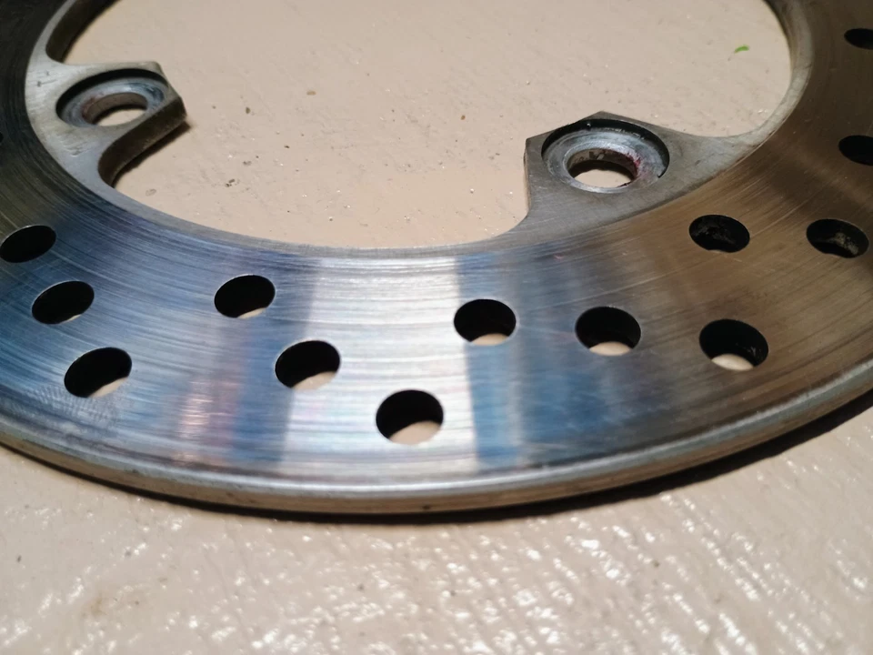 2003-2004 03 04 Juego de rotores de disco de freno delanteros y traseros Kawasaki Ninja ZX6R con pernos Foto 4 de 4