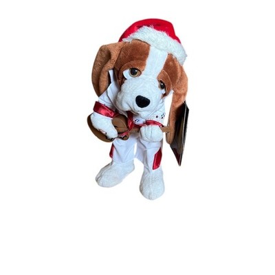 Sad Sam Dan Dee Animated Musical Plush Hound Dog Santa 12  Elvis not working 