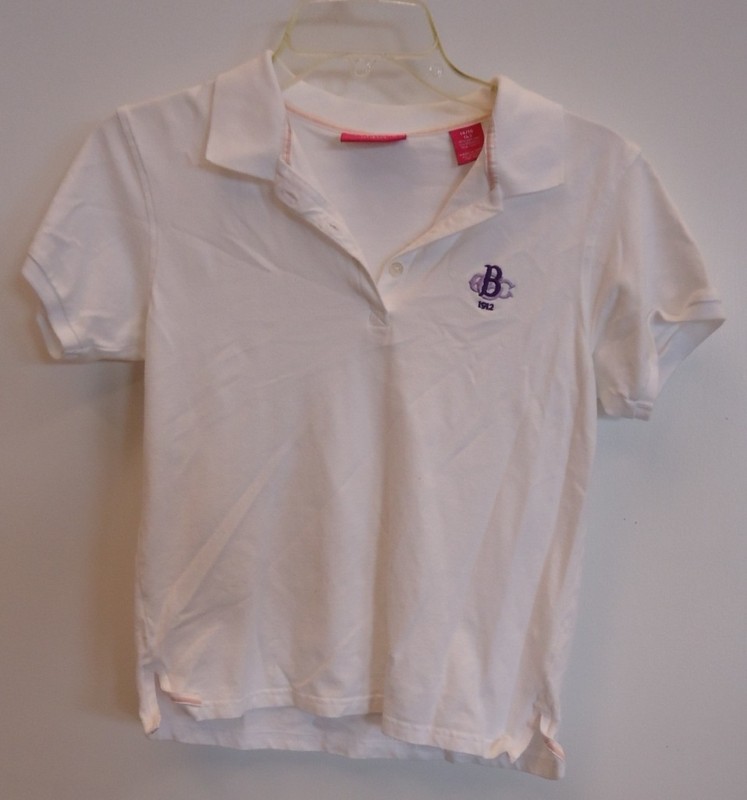 Ducklings Print Womens Polo Shirt Size L Soft Cotton Casual Top-image