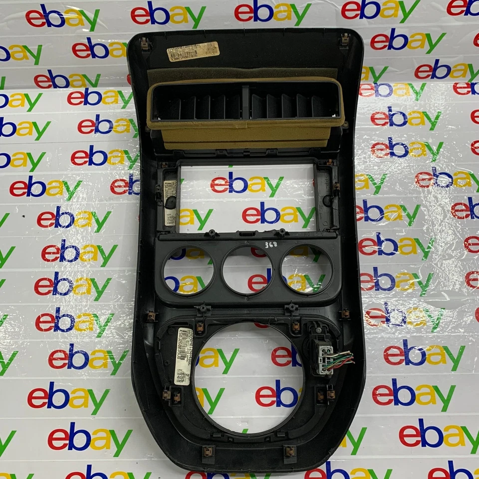 Radio Honda Element 2003-2006 ventilaciones de aire bisel de ajuste panel de tablero 04 05 gris Foto 2 de 4