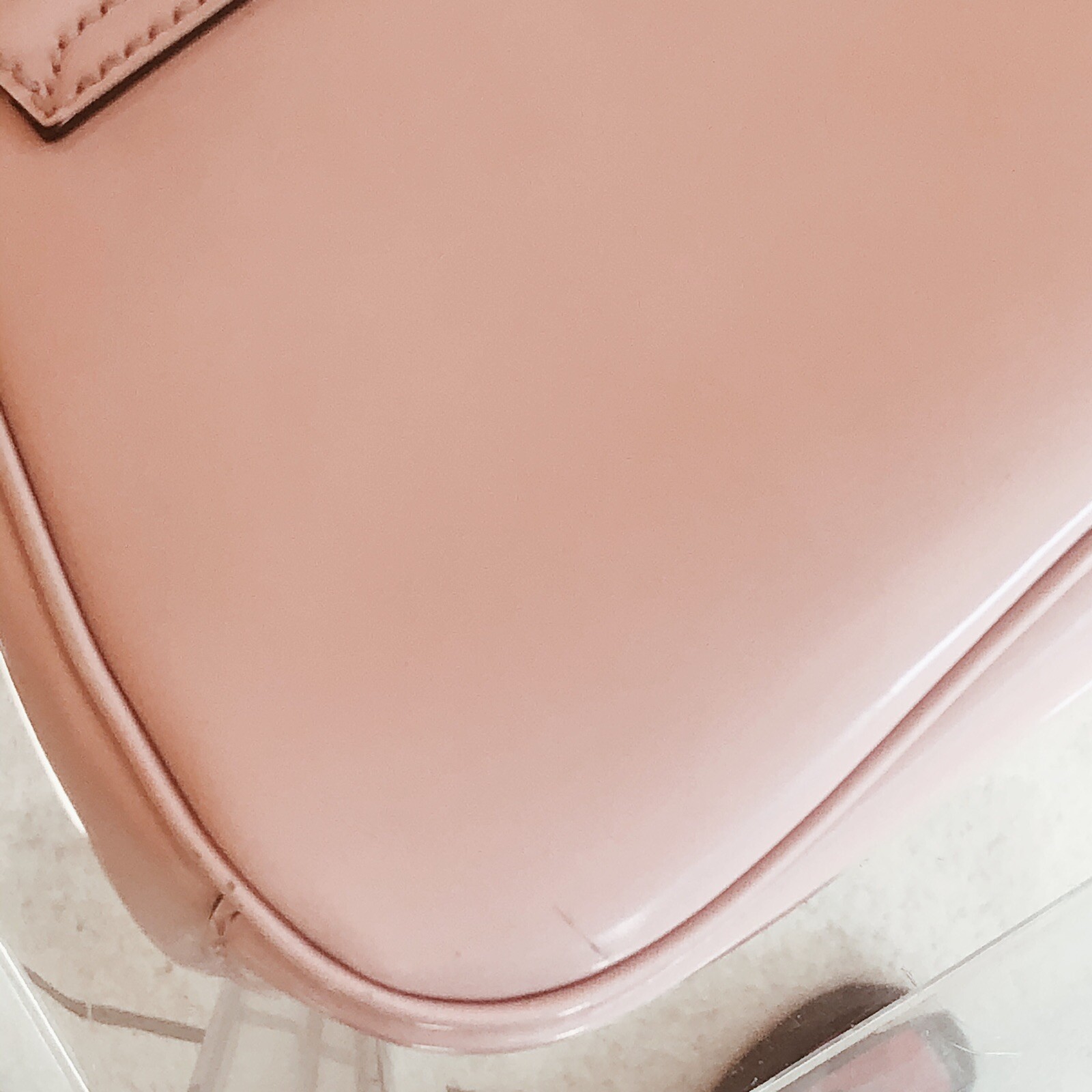 Gucci LADYLOCK Small Bamboo handle soft pink Bag in Leather RRP €2600 image 6