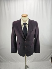 Boy's Burgundy Blazer Jacket Size 8  34R