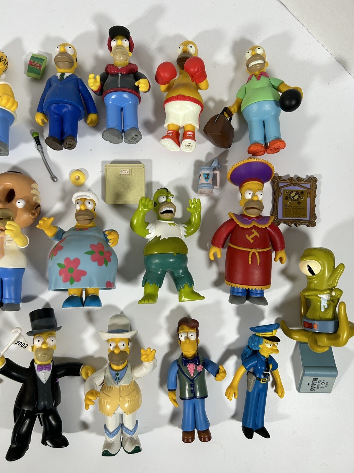 Playmates Toys Simpsons Homer Simpson Action Figures MEGA COLLECTION