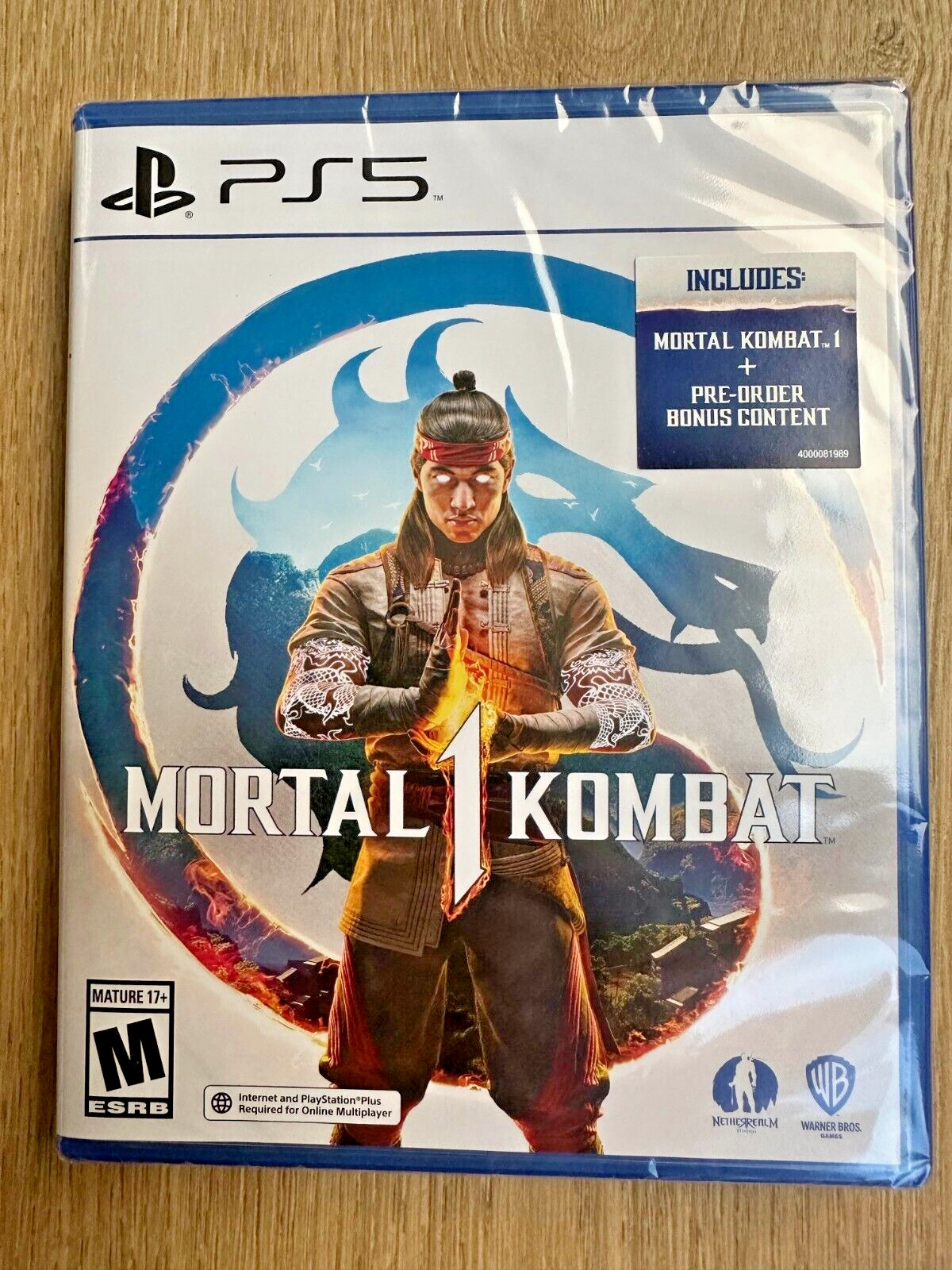 Mortal Kombat 1 PS5 w Preorder Bonus Brand New Sealed Fast Ship w Tracking