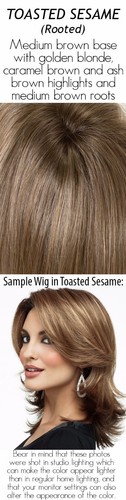 JASMINE Wig by ENVY, **ALL COLORS!** Mono Top, NEW! - Picture 36 of 36