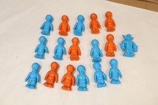 Vintage Diener Space Robot UFO Alien Creatures Pencil Erasers Lot of 14 17