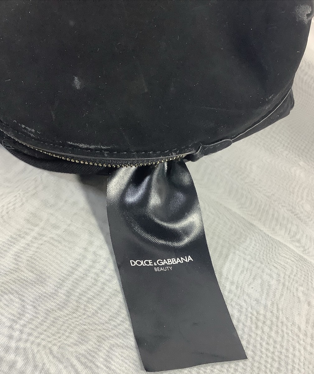 Dolce & Gabbana Authentic Silver metal comb with Black Logo Carry Velvet Pouch Dolce&Gabbana Makeup Bags & Cases for sale - eBay main image 2