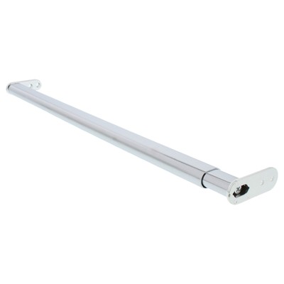 ToniTec Schrankrohr oval verstellbar Kleiderstange 400 - 600 mm Teleskoprohr