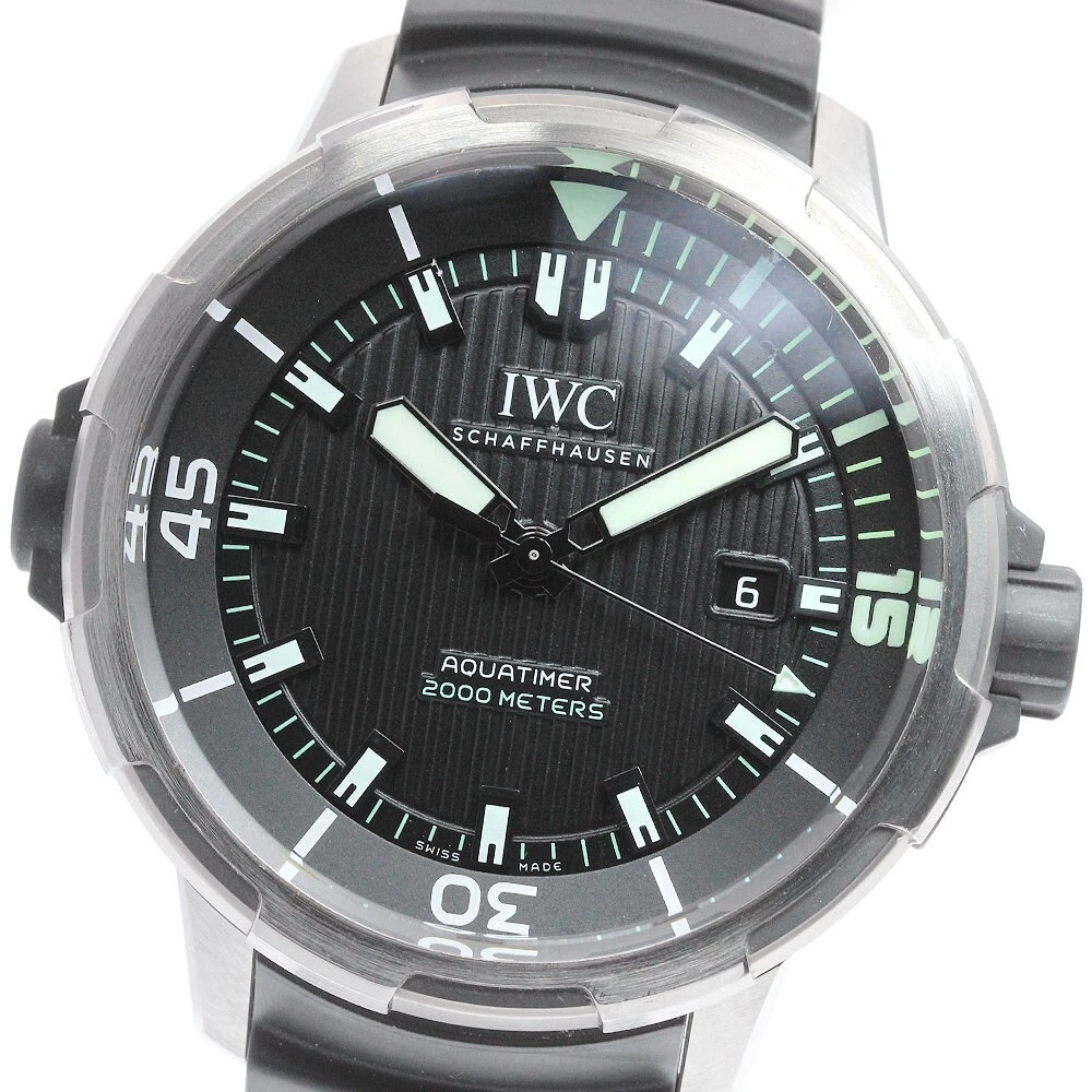 IWC Schaffhausen — IWC SCHAFFHAUSEN IW358002 Aquatimer 2000 Automatic Black Men's