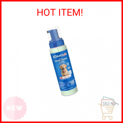 Plus Flea & Tick Foaming Shampoo & Wash for Dogs & Puppies Over 12 Weeks | Sensi