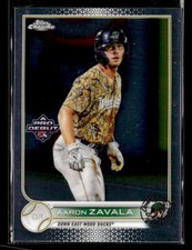 2022 Topps Pro Debut #PDC-198 Aaron Zavala Chrome Card Down East Wood Ducks