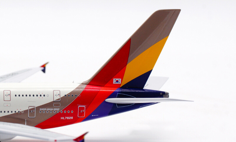 Aviation ASIANA AIRLINES FOR AIRBUS A380 HL7626 1:400